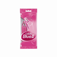 Gillette Бритвенный станок одноразовый Blue II Розовый 5 шт