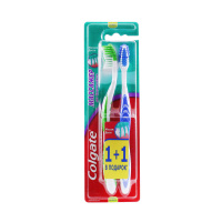 Colgate Зубная щетка Массажер средней жесткости 1+1 шт